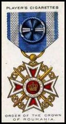 65 The Order of the Crown of Roumania